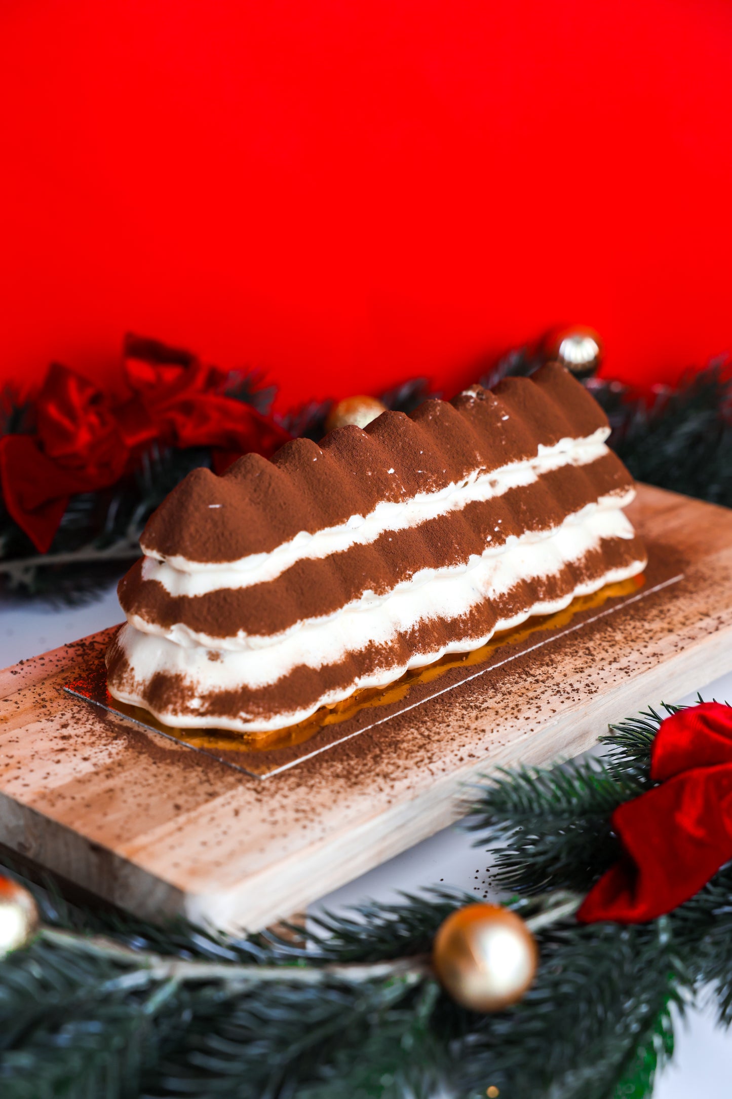 Bûche vanille et spéculos