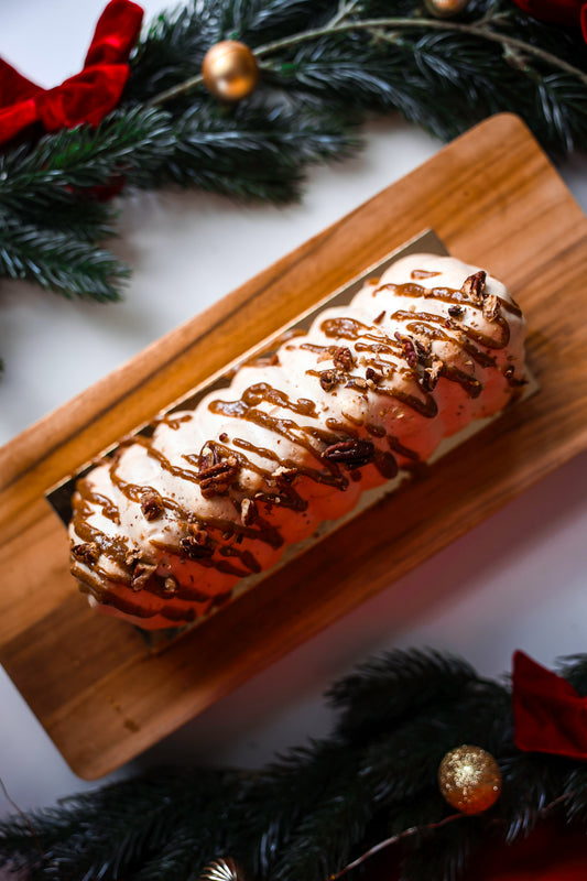 Bûche praliné pécan