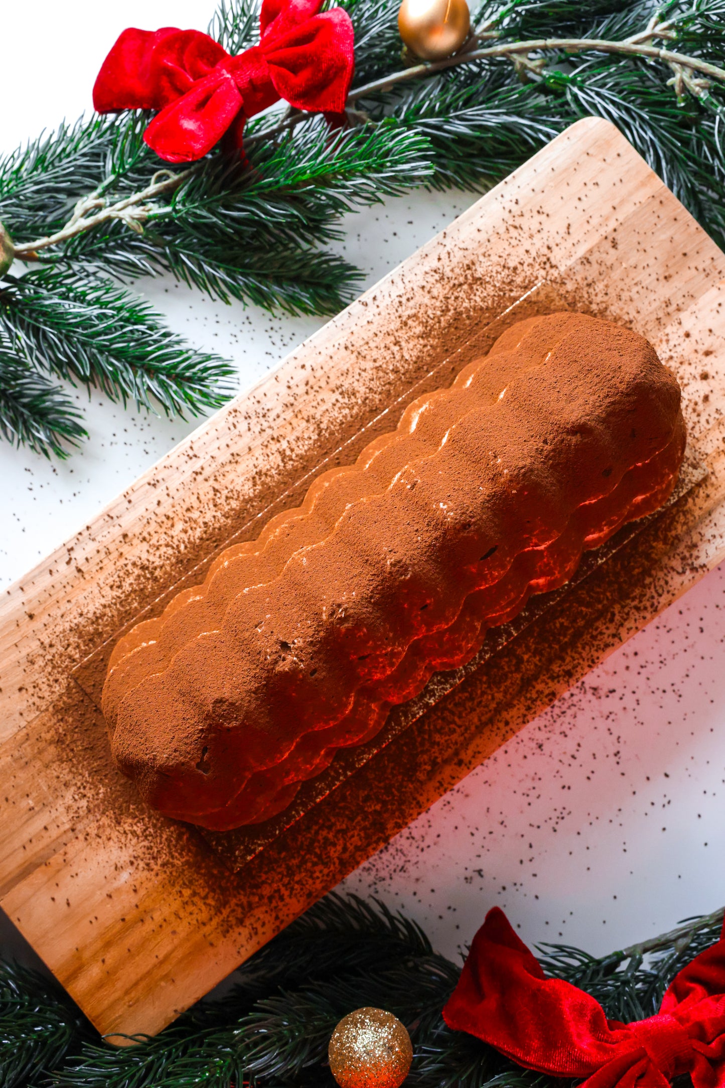 Bûche vanille et spéculos