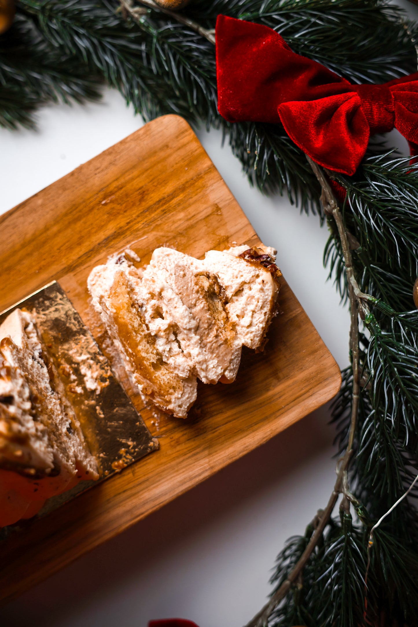 Bûche praliné pécan